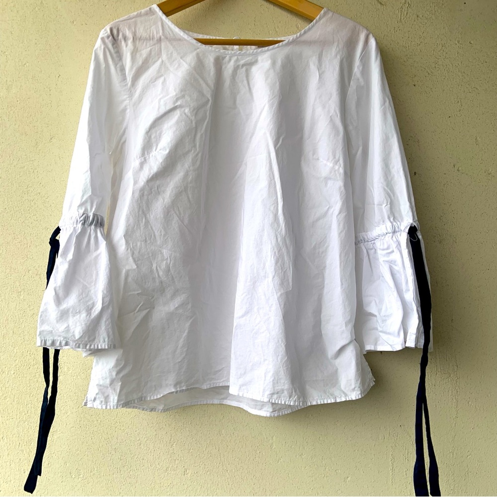 J. Crew White Blouse